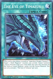 The Eye of Timaeus [Legendary Dragon Decks] [LEDD-ENA21] | Anubis Games and Hobby