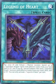 Legend of Heart [Legendary Dragon Decks] [LEDD-ENA24] | Anubis Games and Hobby