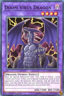 Doom Virus Dragon [Legendary Dragon Decks] [LEDD-ENA37] | Anubis Games and Hobby