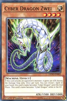 Cyber Dragon Zwei [Legendary Dragon Decks] [LEDD-ENB02] | Anubis Games and Hobby