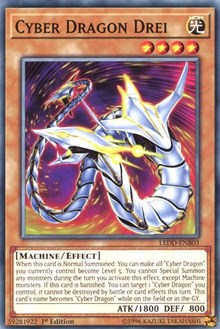 Cyber Dragon Drei [Legendary Dragon Decks] [LEDD-ENB03] | Anubis Games and Hobby