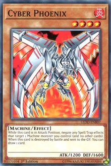 Cyber Phoenix [Legendary Dragon Decks] [LEDD-ENB07] | Anubis Games and Hobby