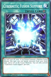 Cybernetic Fusion Support [Legendary Dragon Decks] [LEDD-ENB13] | Anubis Games and Hobby