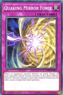 Quaking Mirror Force [Legendary Dragon Decks] [LEDD-ENB23] | Anubis Games and Hobby
