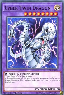 Cyber Twin Dragon [Legendary Dragon Decks] [LEDD-ENB26] | Anubis Games and Hobby