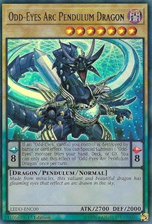 Odd-Eyes Arc Pendulum Dragon [Legendary Dragon Decks] [LEDD-ENC00] | Anubis Games and Hobby