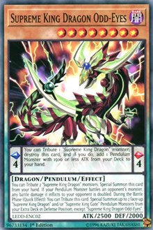 Supreme King Dragon Odd-Eyes [Legendary Dragon Decks] [LEDD-ENC02] | Anubis Games and Hobby