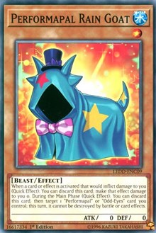 Performapal Rain Goat [Legendary Dragon Decks] [LEDD-ENC09] | Anubis Games and Hobby