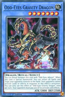 Odd-Eyes Gravity Dragon [Legendary Dragon Decks] [LEDD-ENC12] | Anubis Games and Hobby