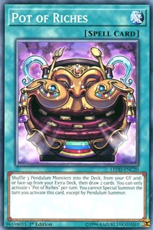 Pot of Riches [Legendary Dragon Decks] [LEDD-ENC20] | Anubis Games and Hobby