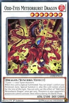 Odd-Eyes Meteorburst Dragon [Legendary Dragon Decks] [LEDD-ENC31] | Anubis Games and Hobby