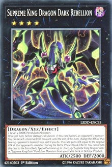 Supreme King Dragon Dark Rebellion [Legendary Dragon Decks] [LEDD-ENC33] | Anubis Games and Hobby