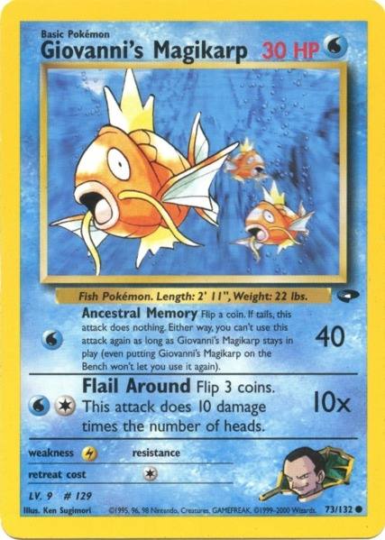 Giovanni's Magikarp (73/132) [Gym Challenge Unlimited] | Anubis Games and Hobby