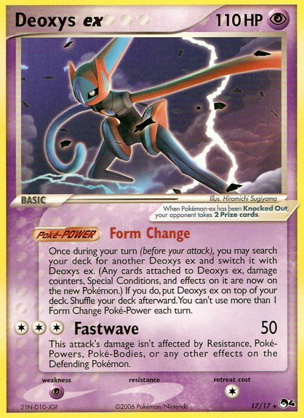 Deoxys ex (17/17) [POP Series 4] | Anubis Games and Hobby