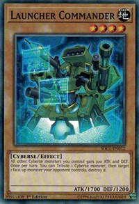 Launcher Commander [Structure Deck: Cyberse Link] [SDCL-EN012] | Anubis Games and Hobby