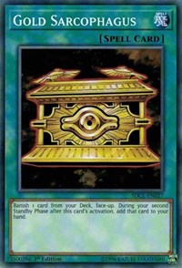 Gold Sarcophagus [Structure Deck: Cyberse Link] [SDCL-EN027] | Anubis Games and Hobby