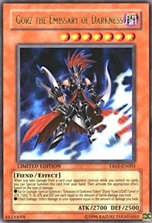 Gorz the Emissary of Darkness [Yu-Gi-Oh! R Manga Promo] [YR01-EN003] | Anubis Games and Hobby