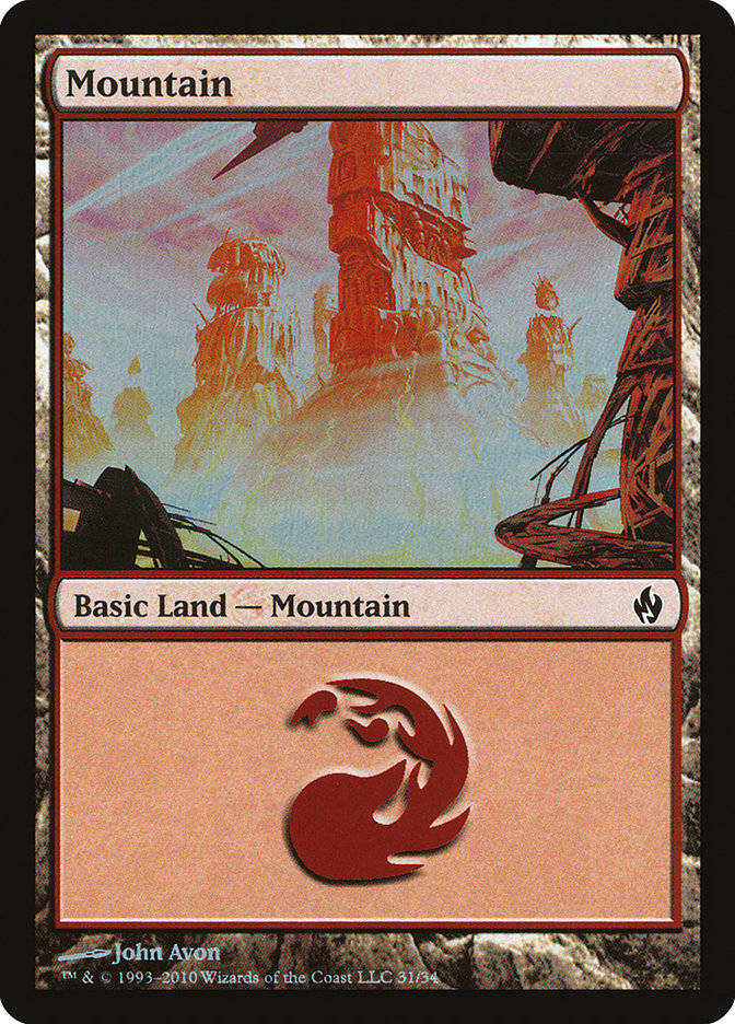 Mountain (31) [Premium Deck Series: Fire and Lightning] | Anubis Games and Hobby