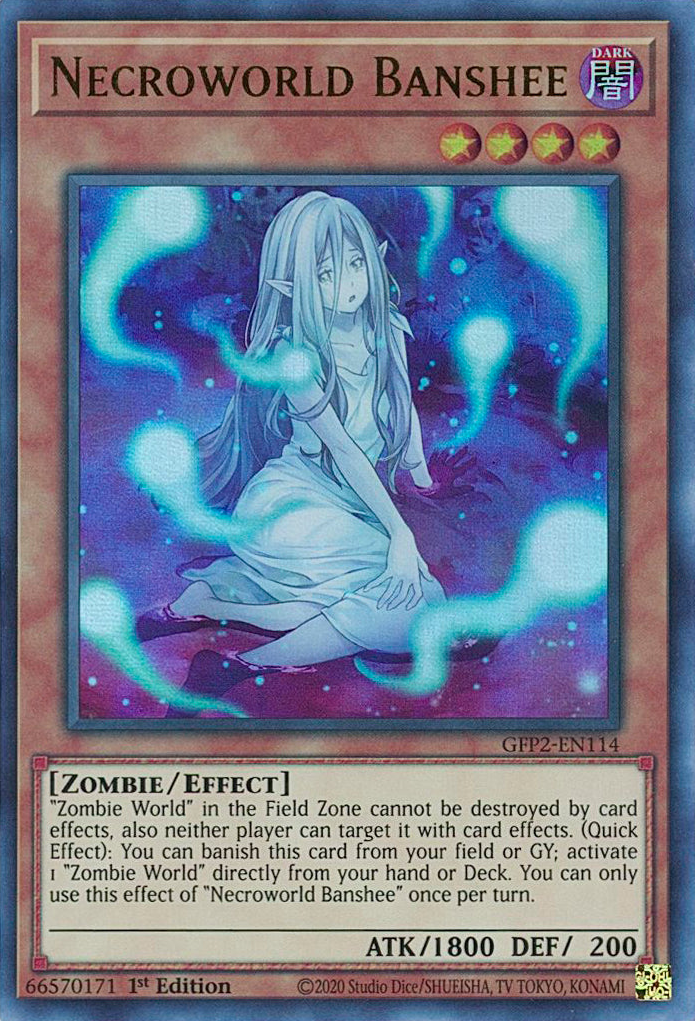 Necroworld Banshee [GFP2-EN114] Ultra Rare | Anubis Games and Hobby