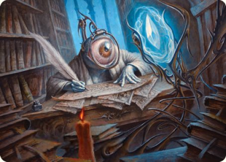 Unblinking Observer Art Card [Innistrad: Midnight Hunt Art Series] | Anubis Games and Hobby