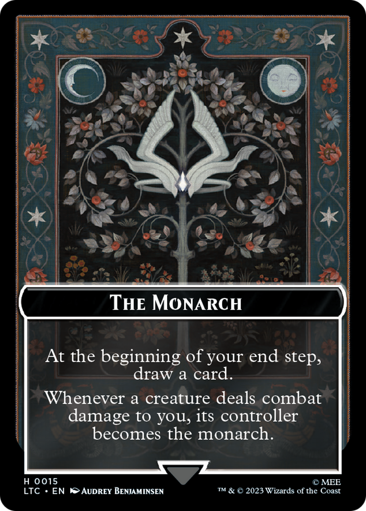 The Monarch // Treasure Double-Sided Token [The Lord of the Rings: Tales of Middle-Earth Commander Tokens] | Anubis Games and Hobby