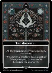 The Monarch // Treasure Double-Sided Token [The Lord of the Rings: Tales of Middle-Earth Commander Tokens] | Anubis Games and Hobby