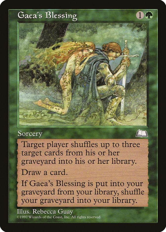 Gaea's Blessing [Weatherlight] | Anubis Games and Hobby