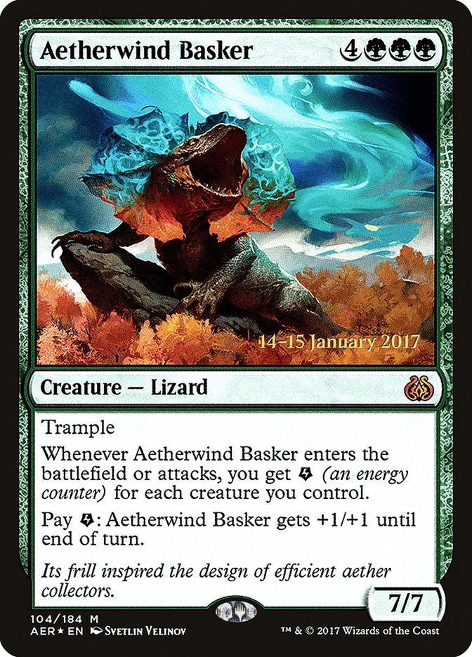 Aetherwind Basker [Aether Revolt Prerelease Promos] | Anubis Games and Hobby