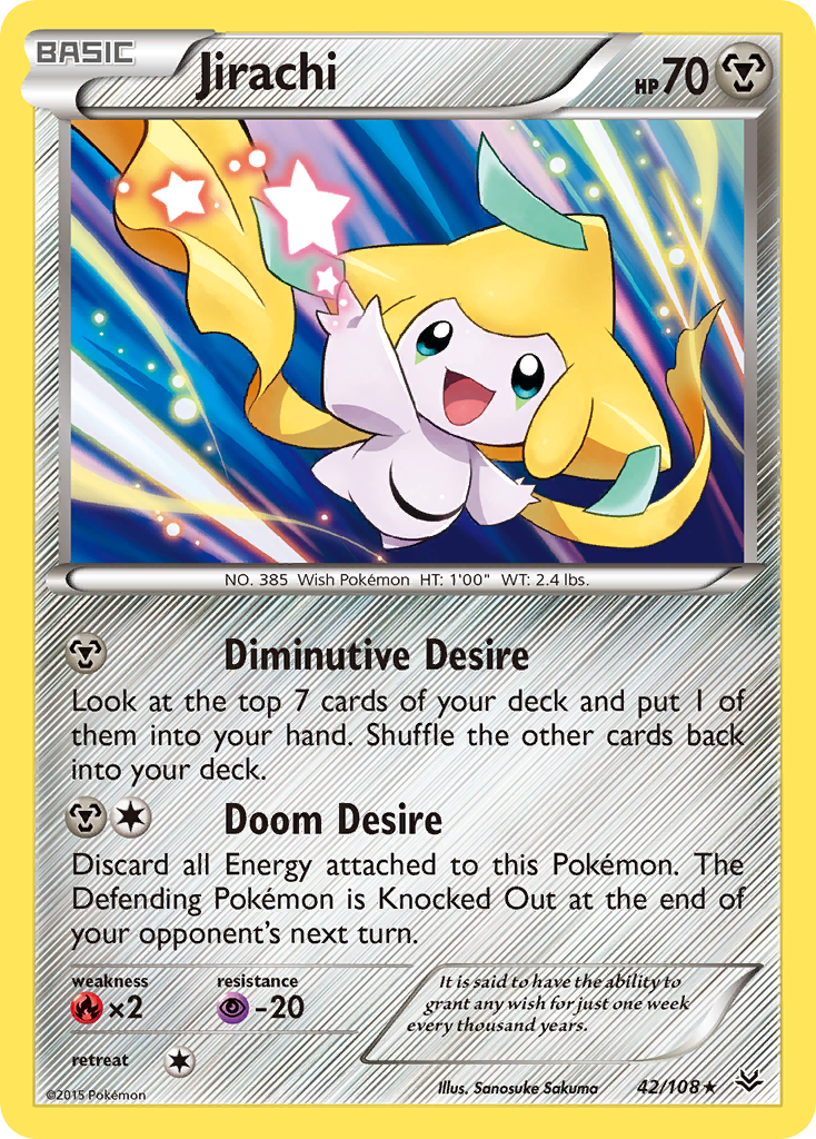 Jirachi (42/108) [XY: Roaring Skies] | Anubis Games and Hobby