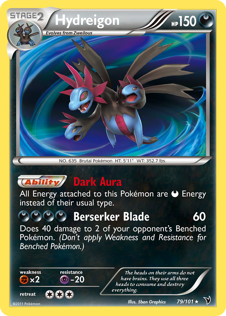 Hydreigon (79/101) [Black & White: Noble Victories] | Anubis Games and Hobby