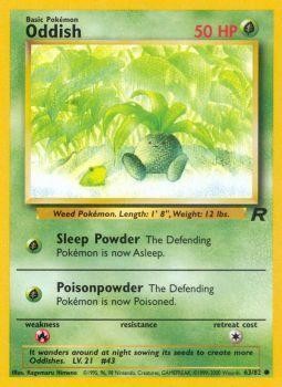 Oddish (63/82) [Team Rocket Unlimited] | Anubis Games and Hobby