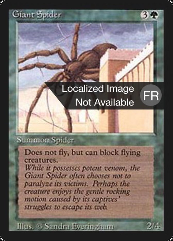 Giant Spider [Foreign Black Border] | Anubis Games and Hobby