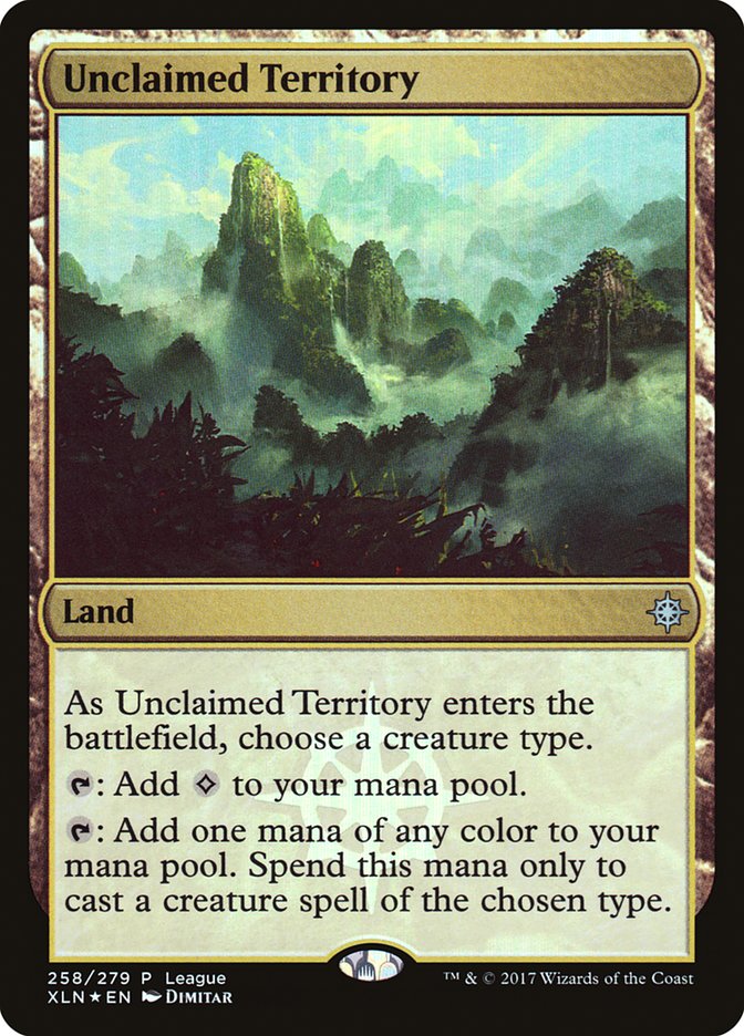 Unclaimed Territory (League) [Ixalan Promos] | Anubis Games and Hobby