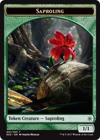 Saproling // Treasure (010) Double-sided Token [Explorers of Ixalan] | Anubis Games and Hobby