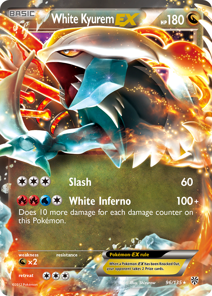 White Kyurem EX (96/135) [Black & White: Plasma Storm] | Anubis Games and Hobby