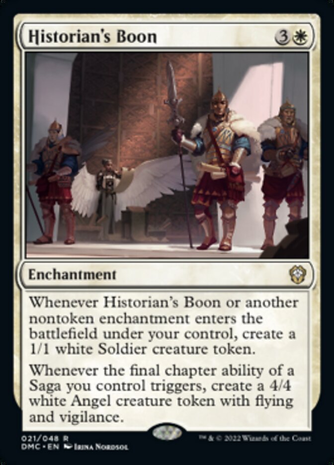 Historian's Boon [Dominaria United Commander] | Anubis Games and Hobby