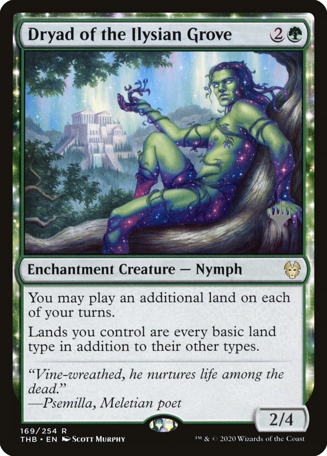 Dryad of the Ilysian Grove (Promo Pack) [Theros Beyond Death Promos] | Anubis Games and Hobby