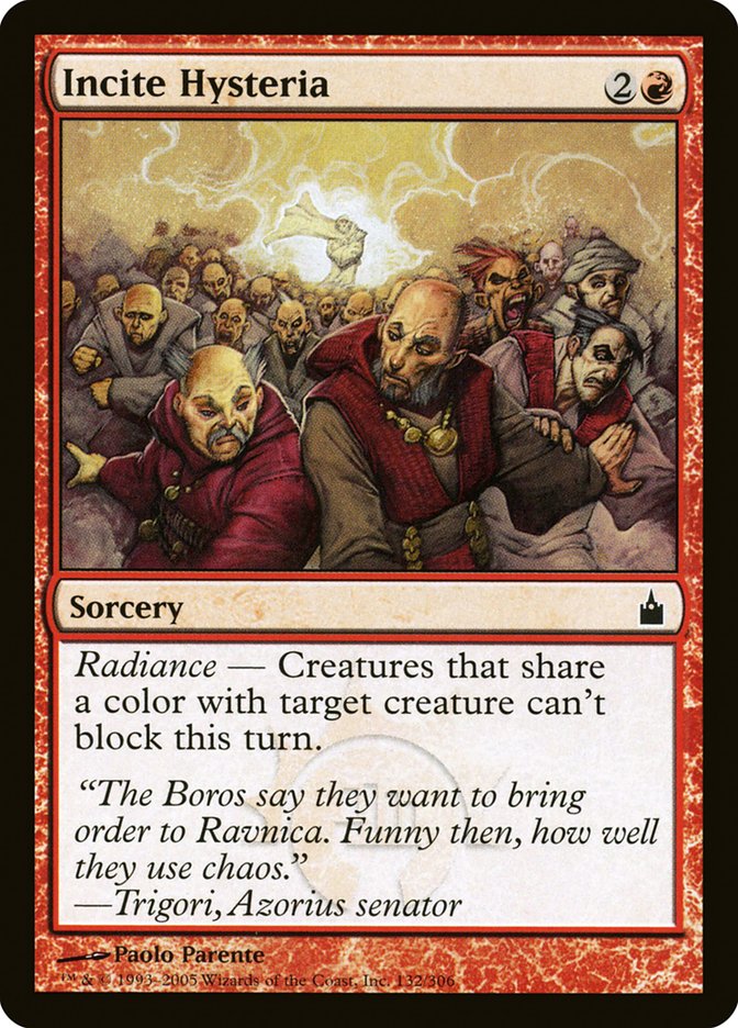 Incite Hysteria [Ravnica: City of Guilds] | Anubis Games and Hobby