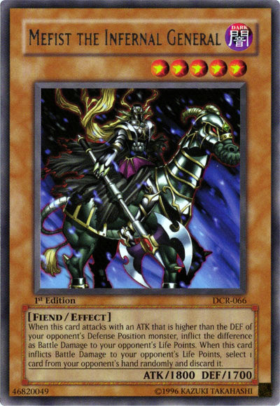Mefist the Infernal General [DCR-066] Rare | Anubis Games and Hobby