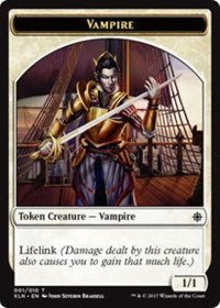 Vampire // Treasure Double-sided Token [Ixalan] | Anubis Games and Hobby