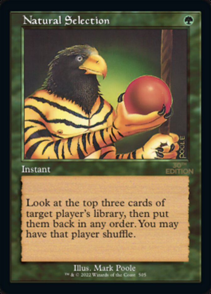 Natural Selection (Retro) [30th Anniversary Edition] | Anubis Games and Hobby