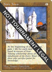 Ivory Tower - 1996 Bertrand Lestree (4ED) [World Championship Decks] | Anubis Games and Hobby