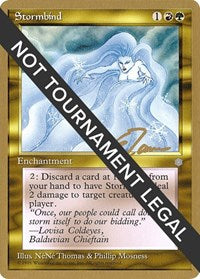 Stormbind - 1996 Eric Tam (ICE) [World Championship Decks] | Anubis Games and Hobby