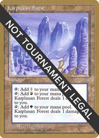 Karplusan Forest - 1996 George Baxter (ICE) [World Championship Decks] | Anubis Games and Hobby