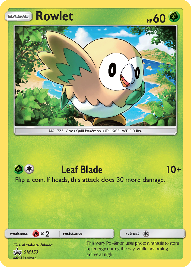 Rowlet (SM153) [Sun & Moon: Black Star Promos] | Anubis Games and Hobby