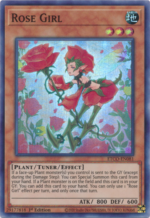 Rose Girl [ETCO-EN081] Super Rare | Anubis Games and Hobby