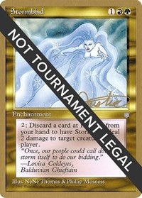 Stormbind - 1996 Mark Justice (ICE) [World Championship Decks] | Anubis Games and Hobby