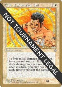 Circle of Protection: Red - 1996 Michael Loconto (ICE) (SB) [World Championship Decks] | Anubis Games and Hobby