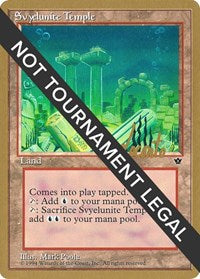 Svyelunite Temple - 1996 Michael Loconto (FEM) [World Championship Decks] | Anubis Games and Hobby