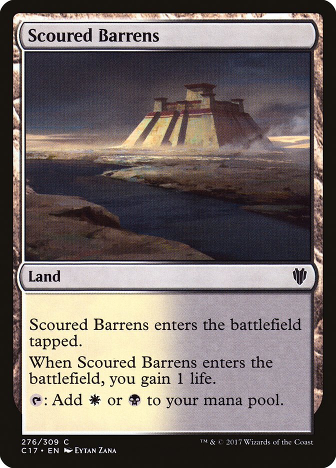 Scoured Barrens [Commander 2017] | Anubis Games and Hobby